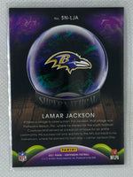 2021 Panini Contenders Lamar Jackson Supernatural #SN-LJA Baltimore Ravens