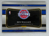 2021-22 Panini Select In Flight Silver Prizm Autograph IF-BWL Ben Wallace /199 Detroit Pistons