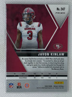 2020 Panini Mosaic No Huddle #247 Javon Kinlaw Silver Disco Prizm Rookie RC