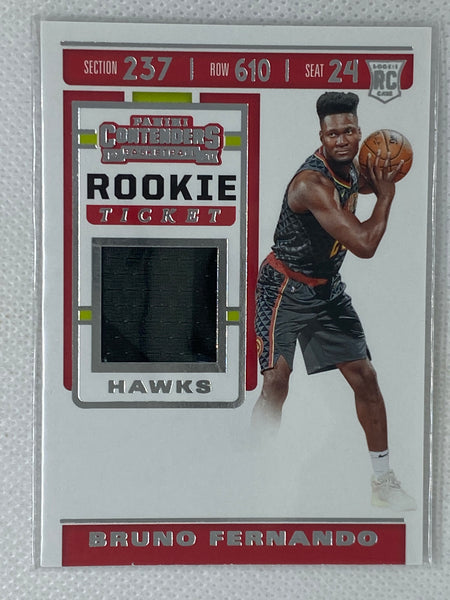 2019-20 Panini Contenders Ticket Swatches Bruno Fernando #RTS-BFN Rookie