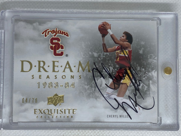 2012-13 Exquisite Collection Dream Season Autos #CM Cheryl Miller /70 USC Trojans