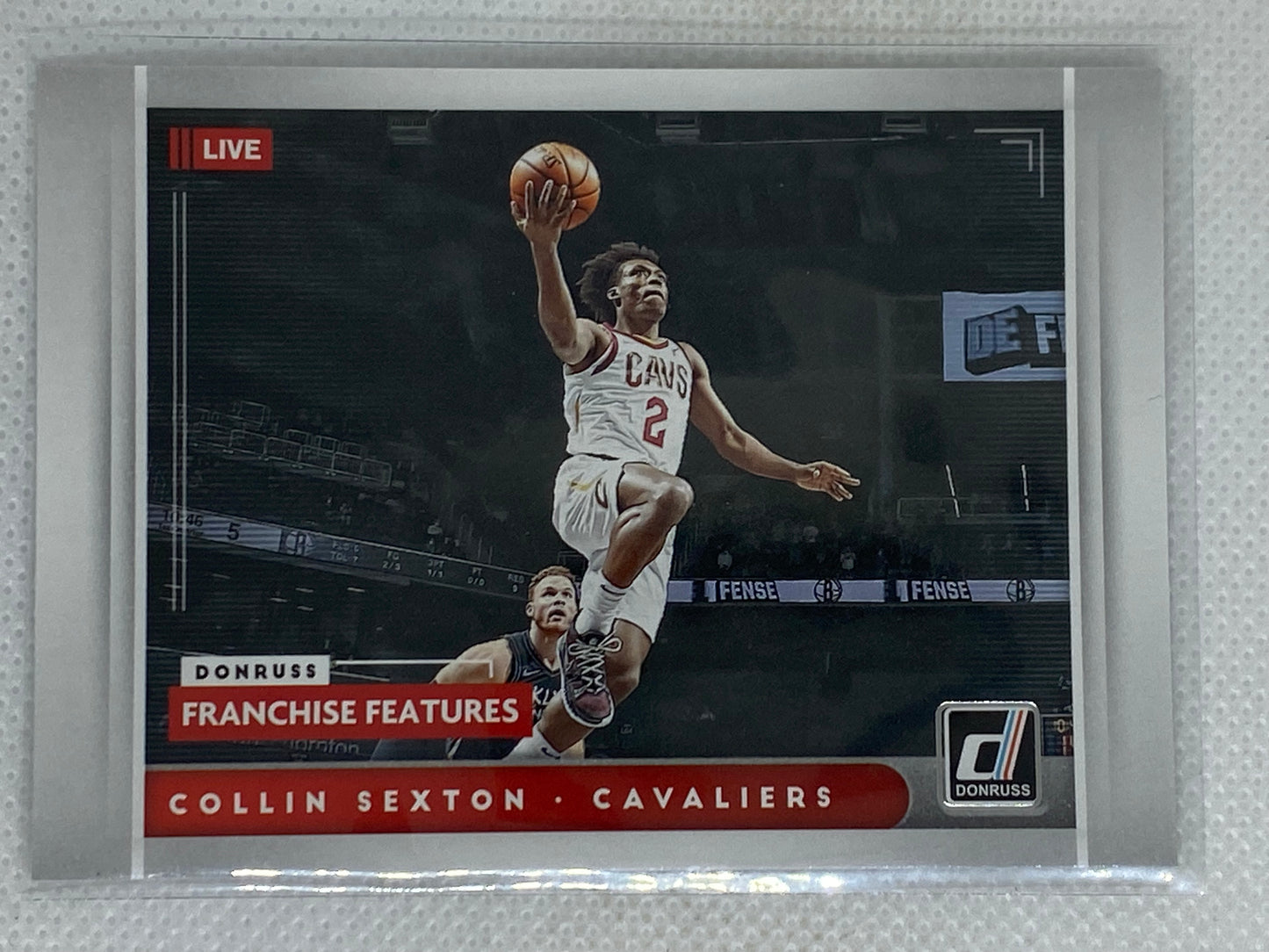 2021-22 Donruss Franchise Features Cleveland Cavaliers Card #7 Collin Sexton