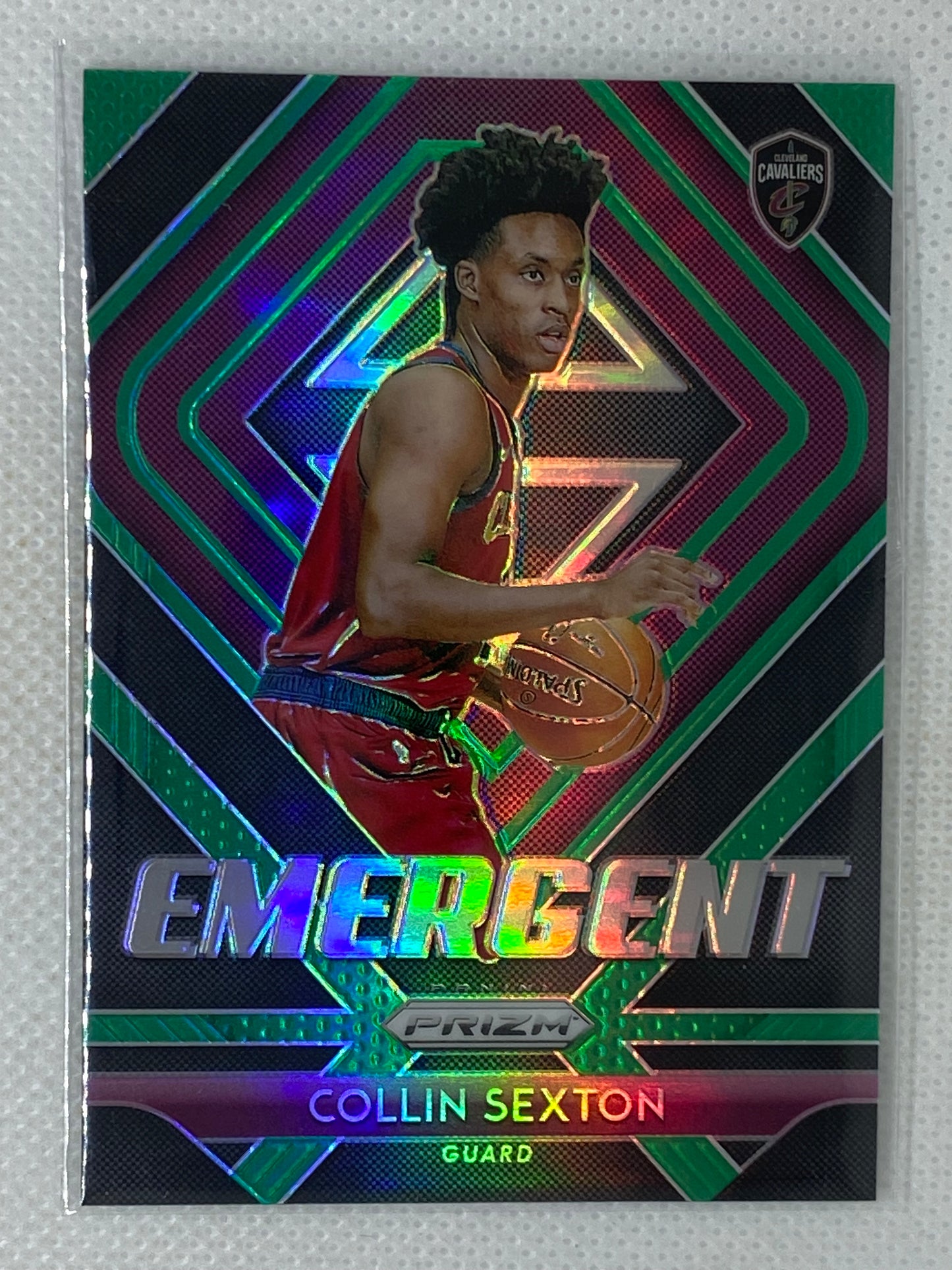 2018-19 Panini Prizm Emergent Collin Sexton Green #8 SSP