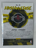 2019-20 Panini NBA Hoops High Voltage SP Basketball Insert James Harden #20