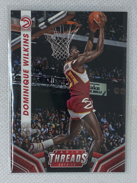 2014-15 Panini Threads Dominique Wilkins #52 HOF