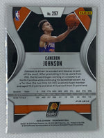 2019-20 Panini Prizm Cameron Johnson Orange Ice Refractor Rookie RC #257 Phoenix Suns