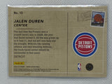 2022-23 Panini NBA Hoops Holo Foil  Rookie Greetings Jalen Duren #13 Pistons RC