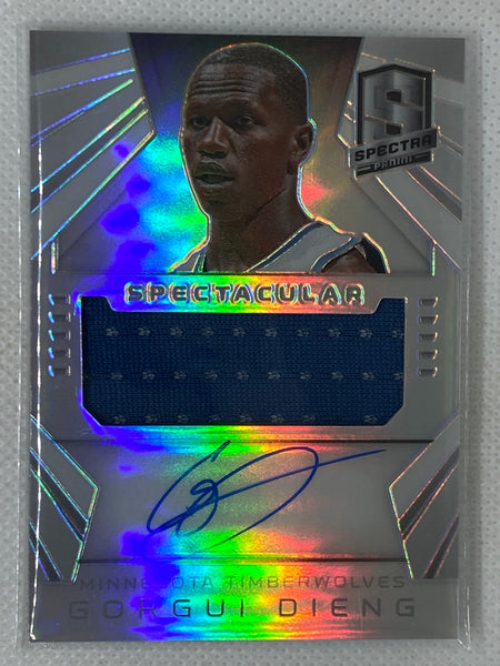 2014-15 Panini Spectra Spectacular Swatch Signatures /149 Gorgui Dieng #SS-GDI Autograph