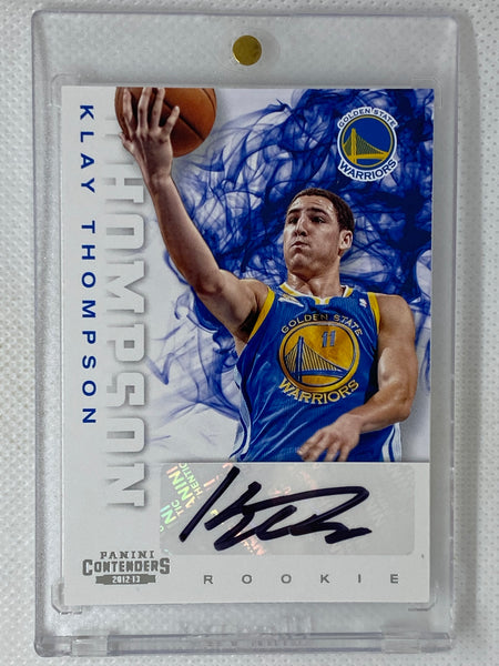 2012-13 Panini Contenders #271 Klay Thompson Autograph Rookie RC