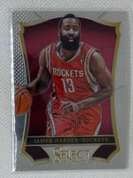 2013-14 Select James Harden Base Card #2 Houston Rockets