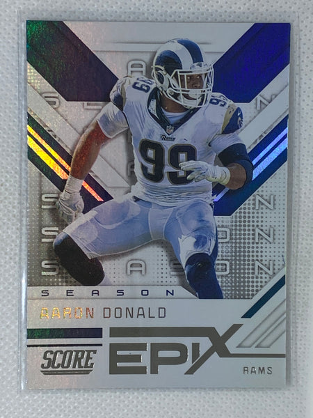 2019 Panini Score Football Epix Season #ES-6 Aaron Donald Los Angeles Rams