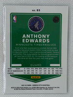 2021-22 Donruss Optic Anthony Edwards #83 Minnesota Timberwolves