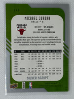 2008-09 Upperdeck MVP Legends Michael Jordan Silver Script #245