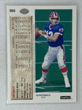 1992 Upper Deck Football Card #566 Jim Kelly Buffalo Bills