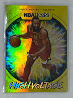 2019-20 Panini NBA Hoops High Voltage SP Basketball Insert James Harden #20