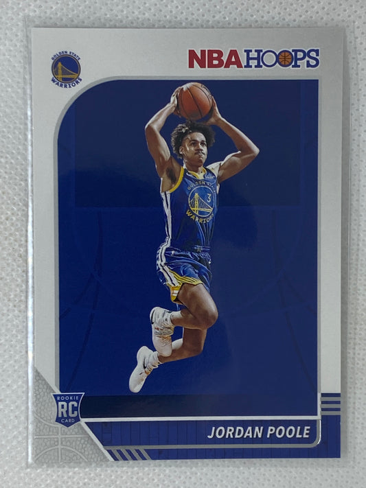 2019-20 Panini NBA Hoops Jordan Poole #223 RC Rookie Golden State Warriors