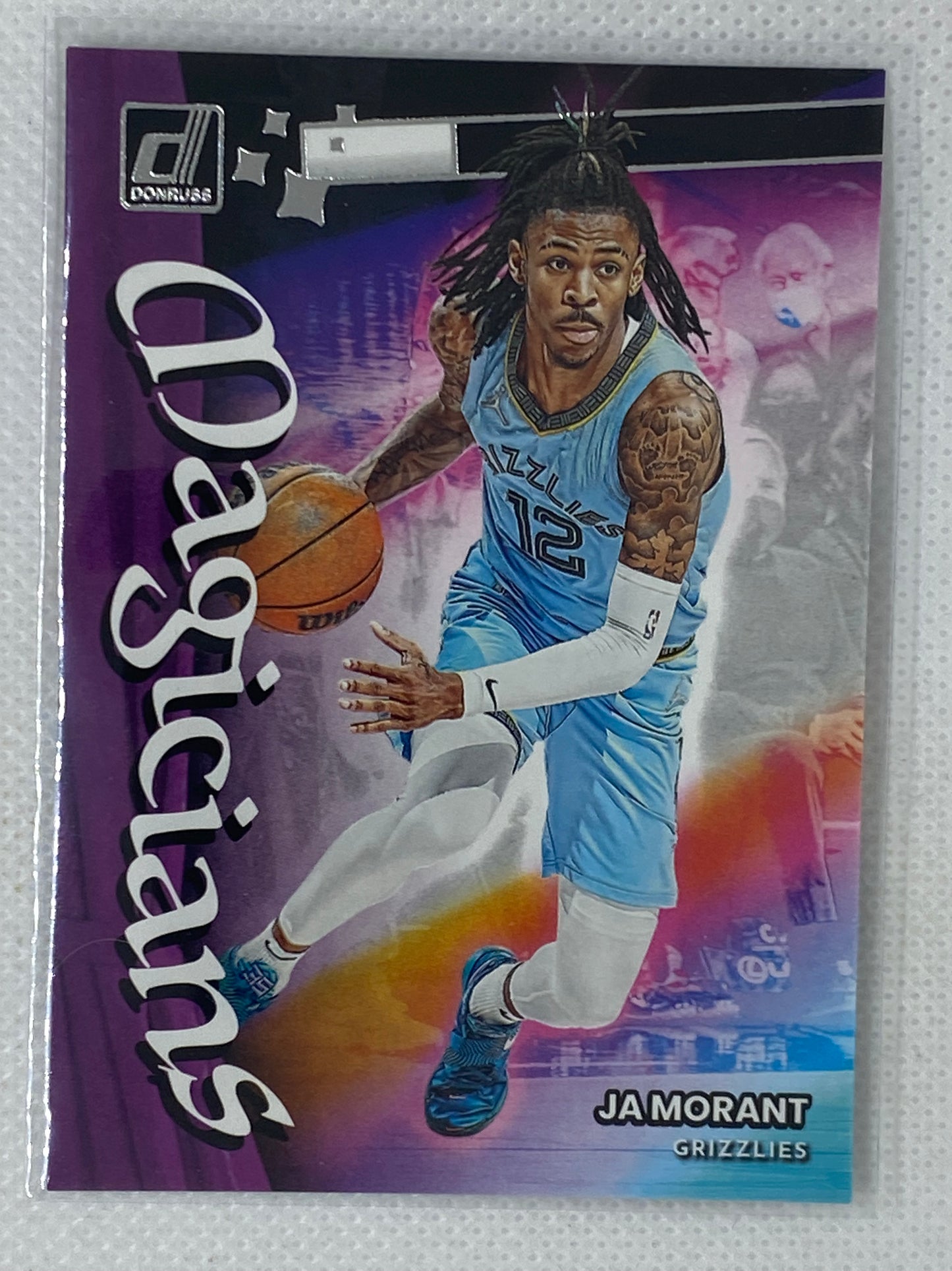 2022-23 Donruss Basketball Ja Morant Magicians #6 Memphis Grizzlies