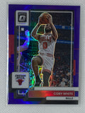 2022-23 Panini Donruss Optic #90 Coby White Purple Holo Prizm Chicago Bulls