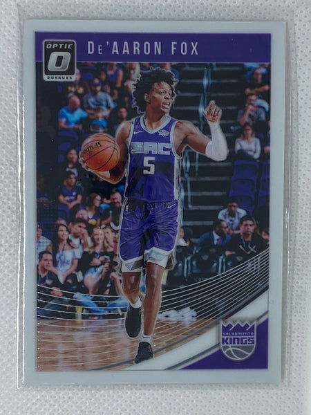 2018-19 Panini Donruss Optic De'Aaron Fox #51 Sacramento Kings