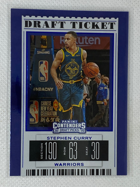 2019 Panini Contenders Draft Picks Season Ticket Blue Foil Stephen