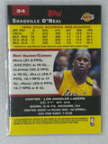 2000-01 Bowman's Best Shaquille O'Neal #34 HOF Los Angeles Lakers