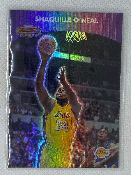 2000-01 Bowman's Best Shaquille O'Neal #34 HOF Los Angeles Lakers
