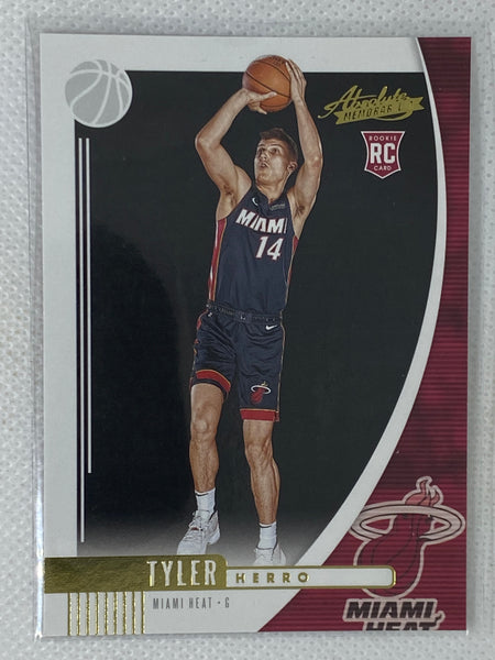 2019-20 Absolute Memorabilia Tyler Herro Rookie Card RC #89 Miami Heat