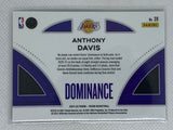 2021-22 Prizm Anthony Davis Dominance #20 Los Angeles Lakers