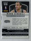 2012-13 Panini #109 Manu Ginobili San Antonio Spurs Basketball Card