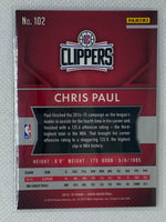 2015-16 Panini Prizm Base Chris Paul #102 Los Angeles Clippers