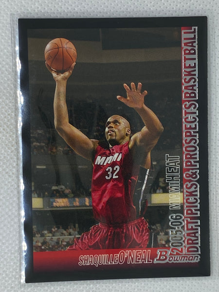 2005-06 Bowman Miami Heat Basketball Card #50 Shaquille O'Neal