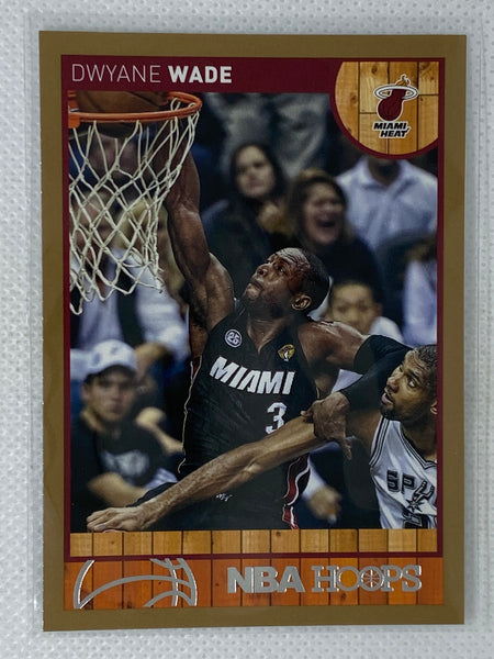 2013-14 NBA Hoops Gold Dwyane Wade #52 Miami Heat HOF