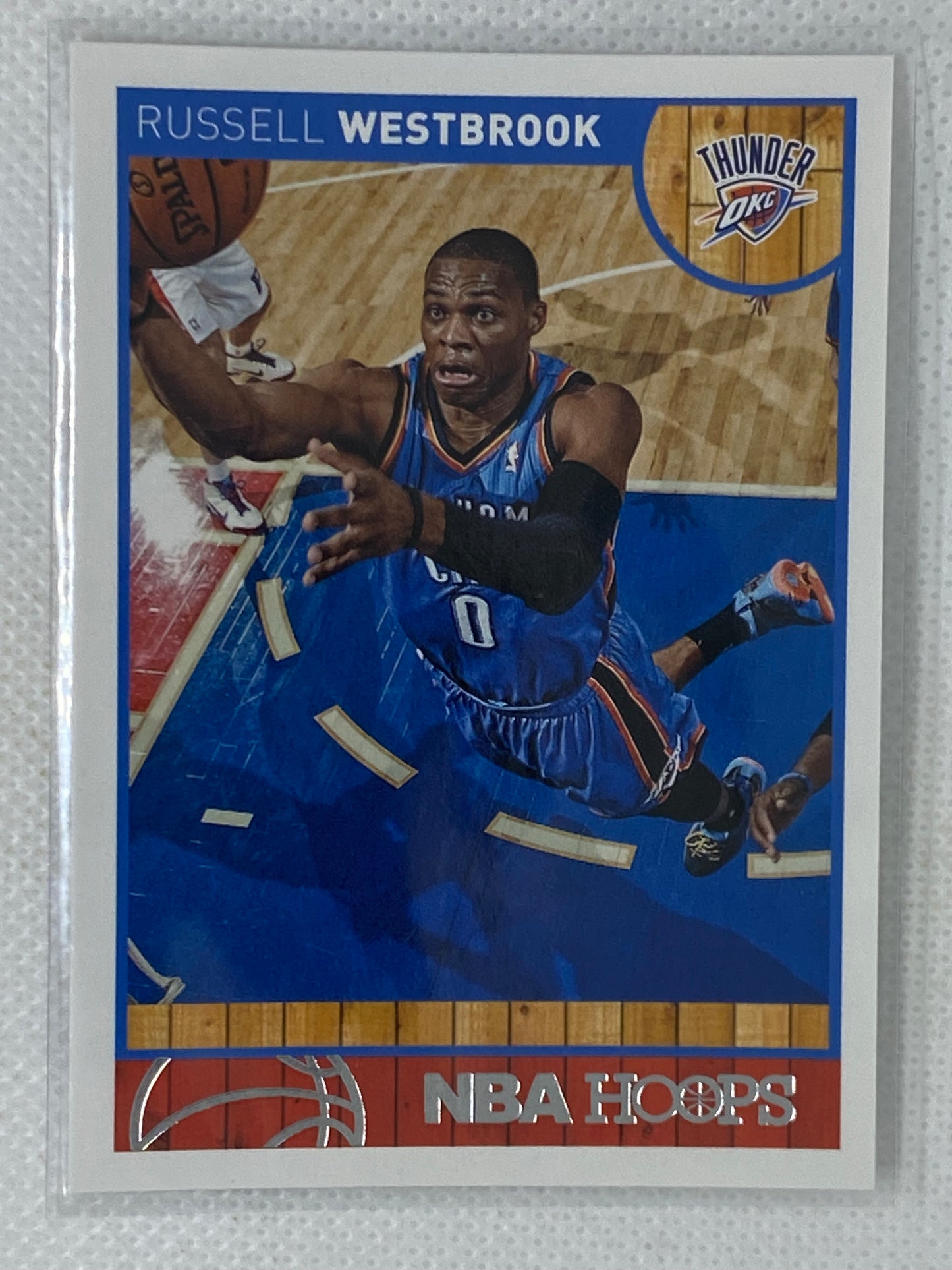 2013-14 Hoops Oklahoma City Thunder Basketball Card #68 Russell Westbrook