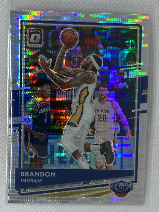 2020-21 Donruss Optic #58 Brandon Ingram Silver Pulsar Prizm