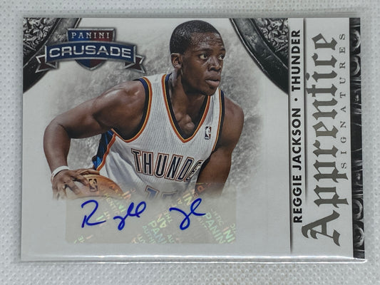 2013-14 Panini Crusade Apprentice Signatures Reggie Jackson #38 Auto