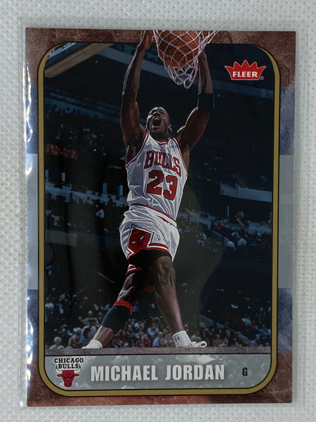 2007-08 NBA Fleer #58 Michael Jordan Chicago Bulls