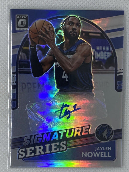 2021-22 Panini Donruss Optic Signature Series Jaylen Nowell #SS-JNW Auto