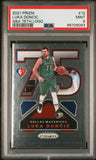 2021-22 Panini Prizm NBA 75th Anniversary Logo #12 Luka Doncic PSA 9 Case Hit Dallas Mavericks