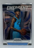 2019-20 Panini Prizm Emergent #17 Ja Morant Rookie Card Memphis Grizzlies