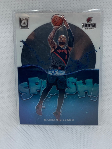 2019-20 Donruss Optic Damian Lillard “Splash” Insert #7