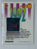 1992 Skybox Then & Now The 24-second Clock 526 SSP Insert