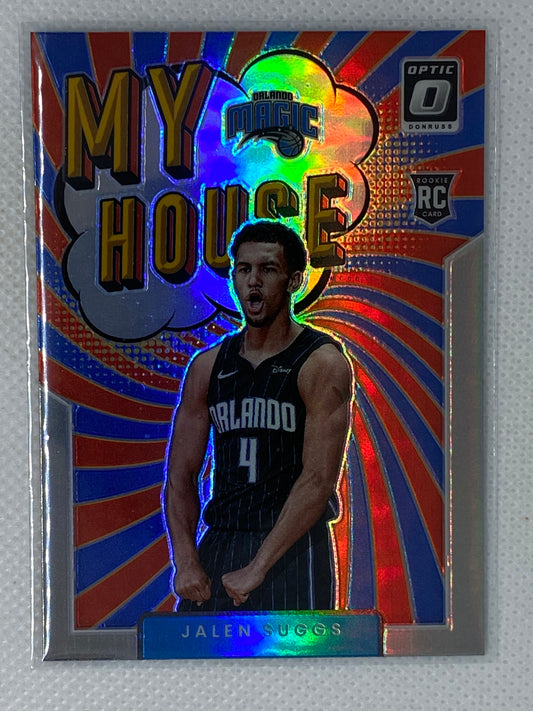 2021-22 Panini Donruss Optic Jalen Suggs Rookie Holo Silver My House #20 Magic