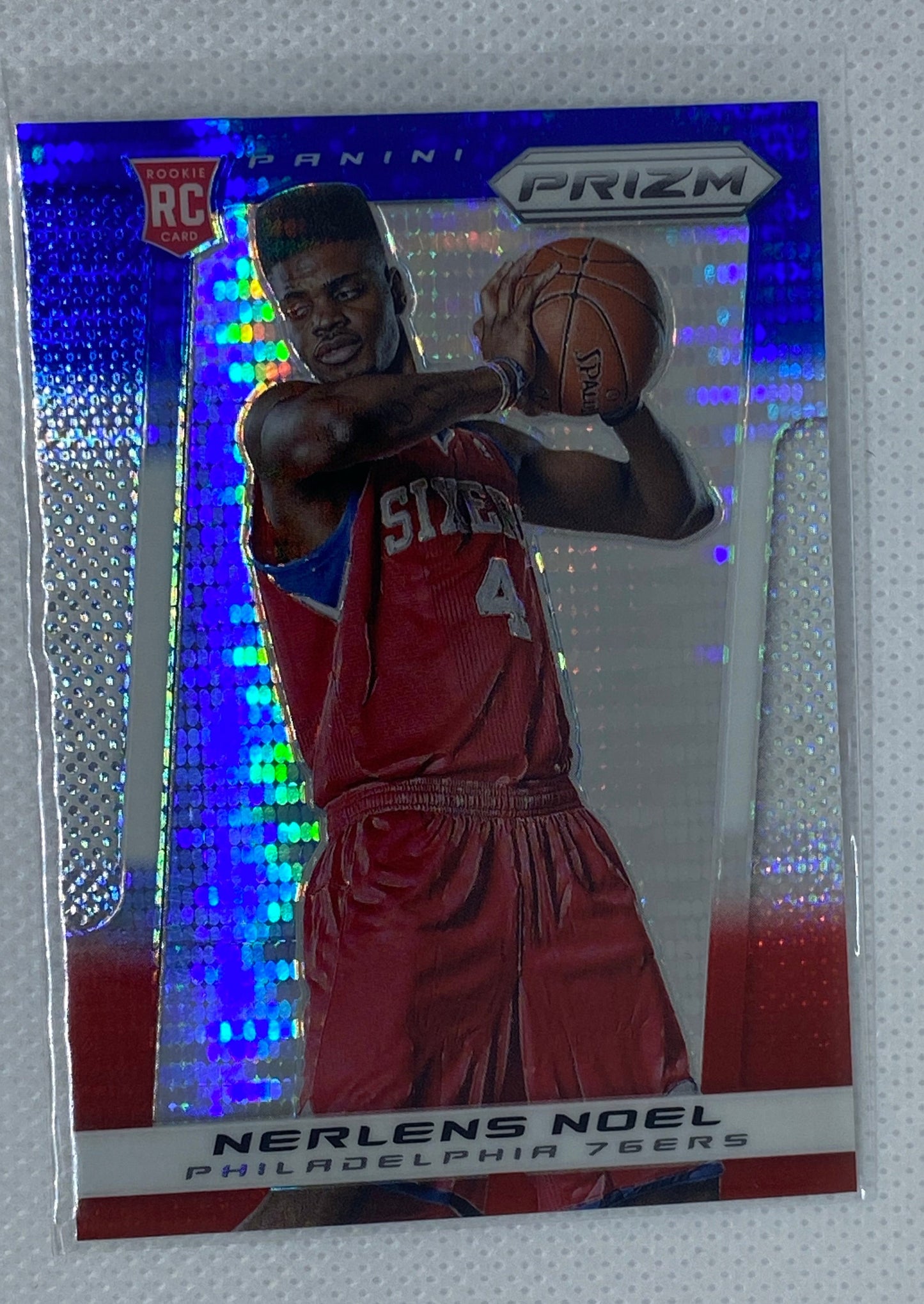 2013-14 Panini Prizm Red White & Blue Mosaic Nerlens Noel #285 Rookie