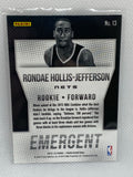 2015-16 Prizm RONDAE HOLLIS-JEFFERSON RC #13 Emergent