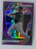 2020 Panini Prizm Purple Prizm Bobby Bradley #39 Rookie RC