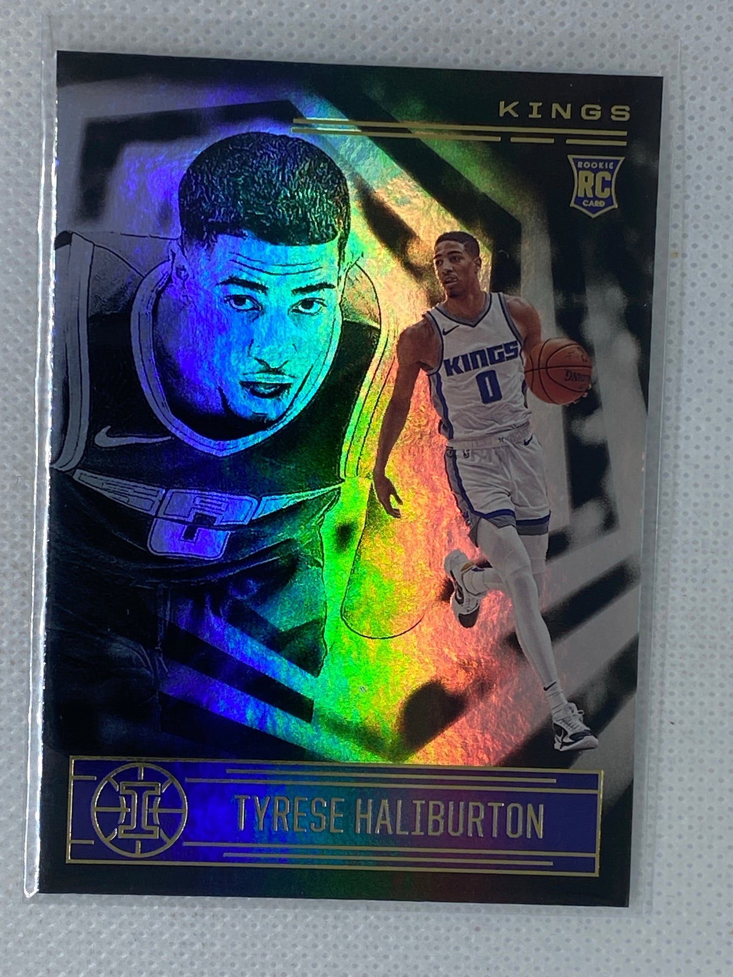 2020-21 Panini Illusions Tyrese Haliburton Base Rookie RC #153 Kings