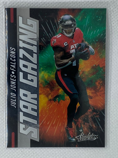 2021 Absolute Football Star Gazing Julio Jones #SG9 Atlanta Falcons Insert