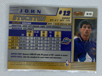 1996-97 Bowmans Best John Stockton Utah Jazz #30 HOF