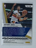 2018-19 Panini Threads Anthony Davis #66 New Orleans Pelicans Base