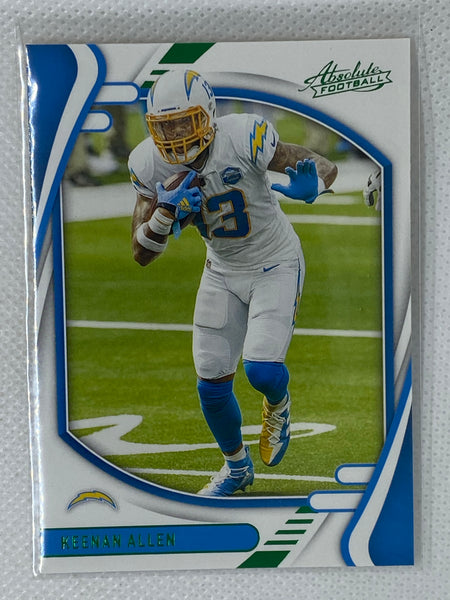 2021 Panini Absolute Green Parallel #74 Keenan Allen Los Angeles Chargers